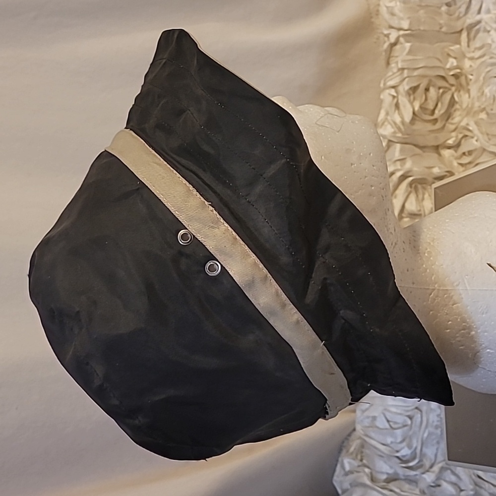 Vintage Womens Bucket Hat Reversible With Contrast Trim